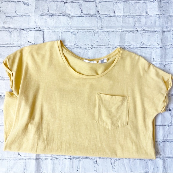 Sigrid Olsen Tops - Sigrid Olsen Yellow Short Sleeve Top